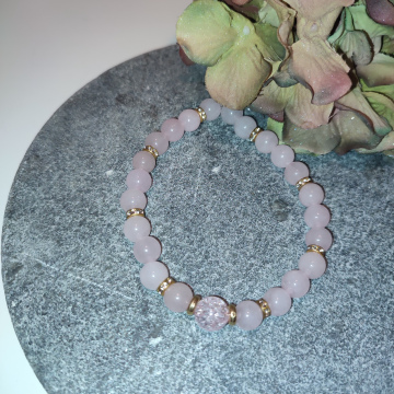 Armband Rosenquarz